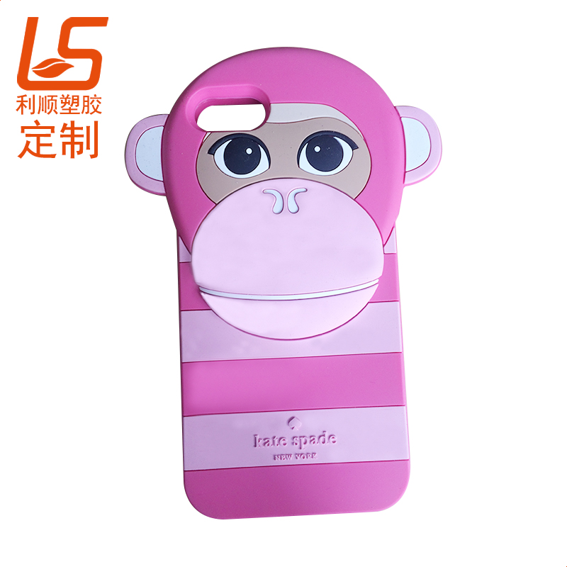定制卡通公仔硅膠手機殼 3D立體手機硅膠殼